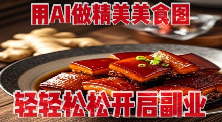 用AI做精美美食图，无需专业设备拍摄，轻轻松松开启副业-Zv头条