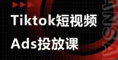 Ads视频投放课，tiktok短视频广告投放课-Zv头条